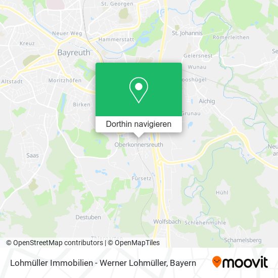 Lohmüller Immobilien - Werner Lohmüller Karte