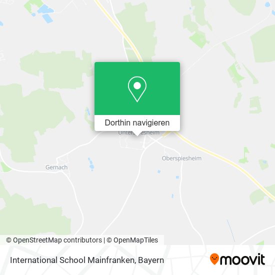 International School Mainfranken Karte