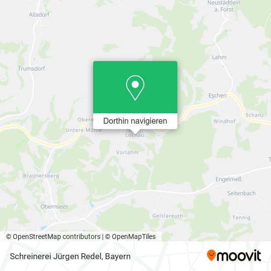Schreinerei Jürgen Redel Karte