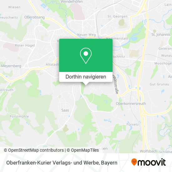 Oberfranken-Kurier Verlags- und Werbe Karte