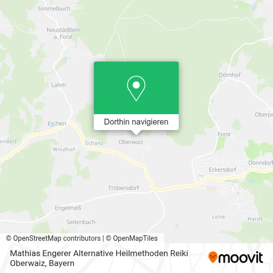 Mathias Engerer Alternative Heilmethoden Reiki Oberwaiz Karte