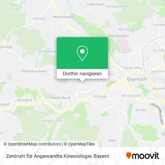 Zentrum für Angewandte Kinesiologie Karte