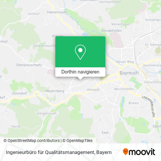 Ingenieurbüro für Qualitätsmanagement Karte