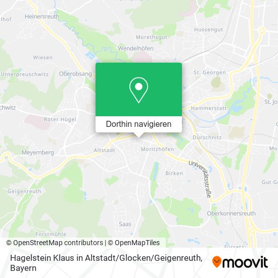 Hagelstein Klaus in Altstadt / Glocken / Geigenreuth Karte