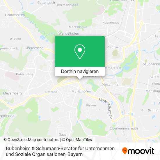 Bubenheim & Schumann-Berater für Unternehmen und Soziale Organisationen Karte