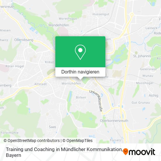 Training und Coaching in Mündlicher Kommunikation Karte