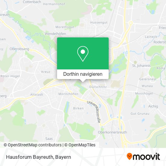 Hausforum Bayreuth Karte