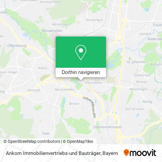 Ankom Immobilienvertriebs-und Bauträger Karte