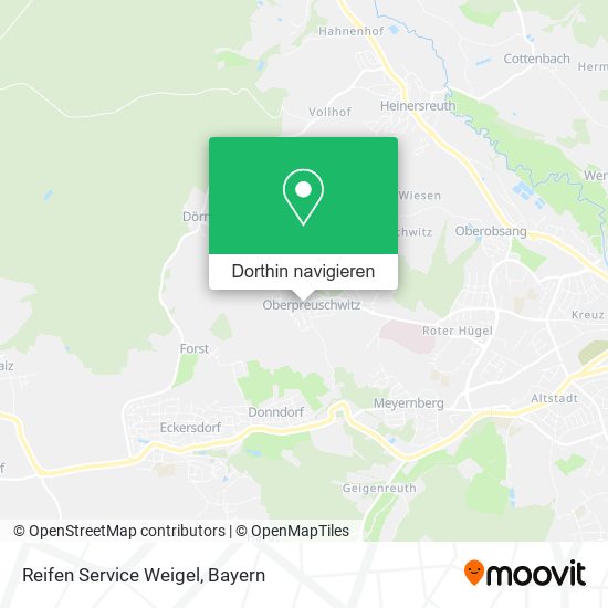 Reifen Service Weigel Karte