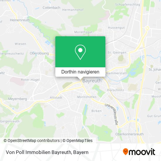 Von Poll Immobilien Bayreuth Karte