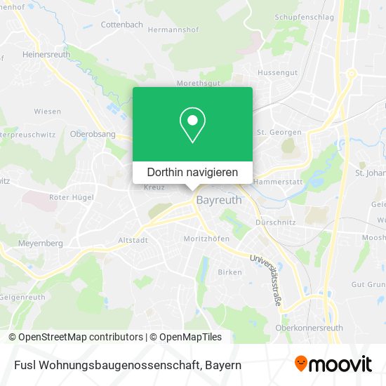 Fusl Wohnungsbaugenossenschaft Karte