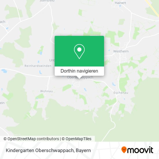 Kindergarten Oberschwappach Karte
