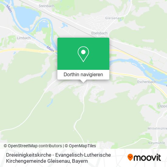 Dreieinigkeitskirche - Evangelisch-Lutherische Kirchengemeinde Gleisenau Karte