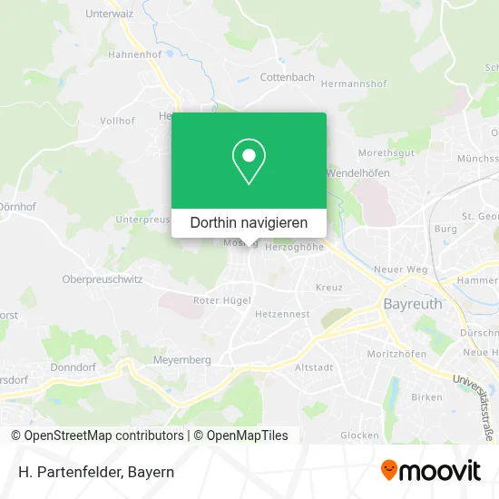 H. Partenfelder Karte