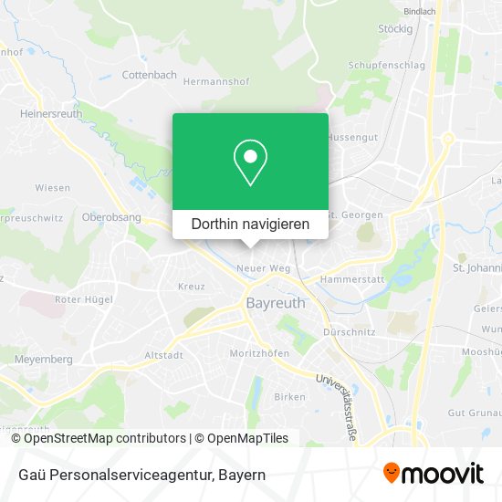 Gaü Personalserviceagentur Karte