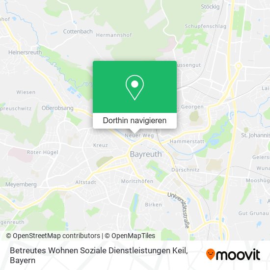 Betreutes Wohnen Soziale Dienstleistungen Keil Karte