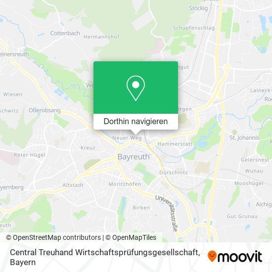 Central Treuhand Wirtschaftsprüfungsgesellschaft Karte