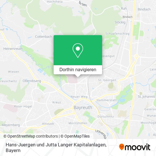 Hans-Juergen und Jutta Langer Kapitalanlagen Karte