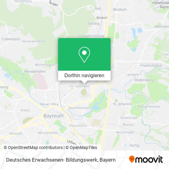 Deutsches Erwachsenen- Bildungswerk Karte