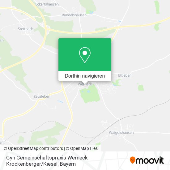 Gyn Gemeinschaftspraxis Werneck Krockenberger / Kiesel Karte