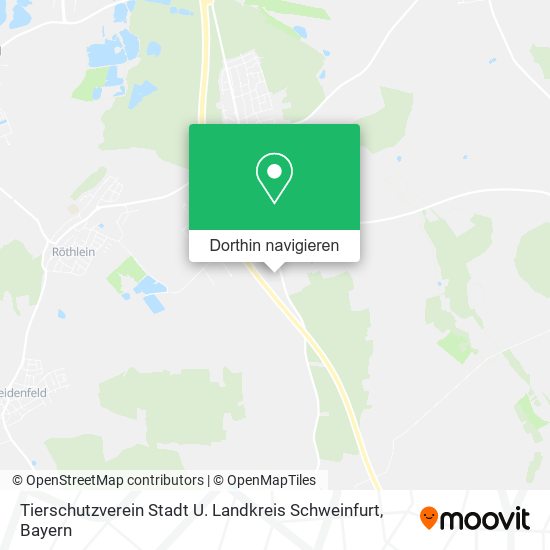 Tierschutzverein Stadt U. Landkreis Schweinfurt Karte
