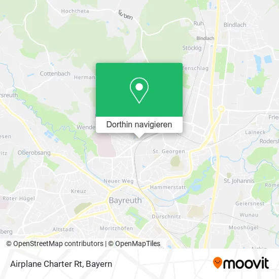 Airplane Charter Rt Karte