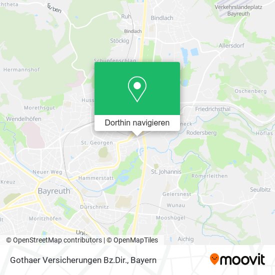 Gothaer Versicherungen Bz.Dir. Karte