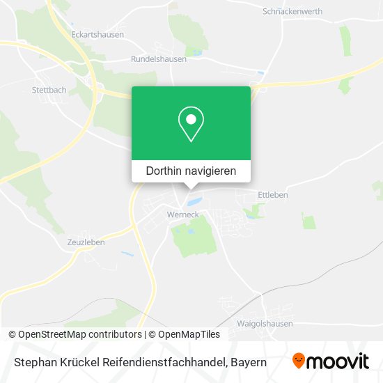 Stephan Krückel Reifendienstfachhandel Karte