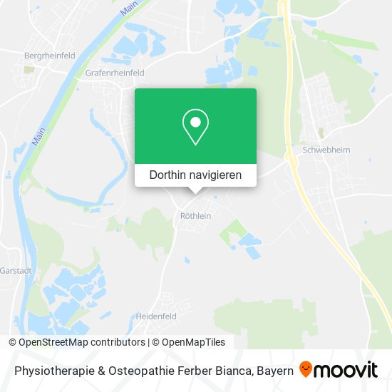 Physiotherapie & Osteopathie Ferber Bianca Karte