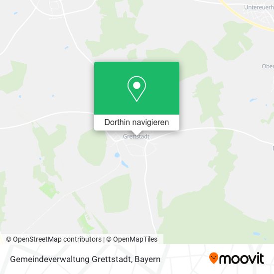 Gemeindeverwaltung Grettstadt Karte