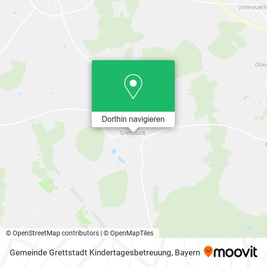 Gemeinde Grettstadt Kindertagesbetreuung Karte