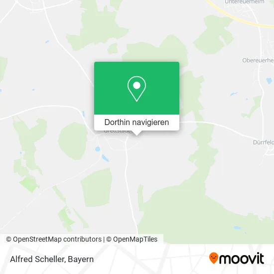 Alfred Scheller Karte