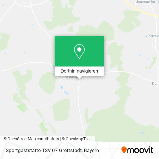 Sportgaststätte TSV 07 Grettstadt Karte