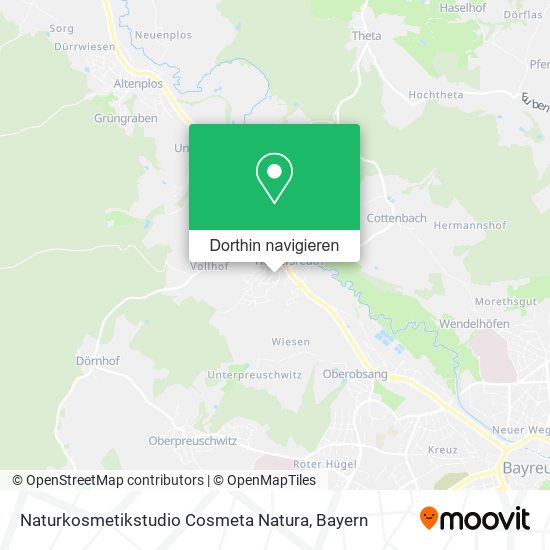 Naturkosmetikstudio Cosmeta Natura Karte
