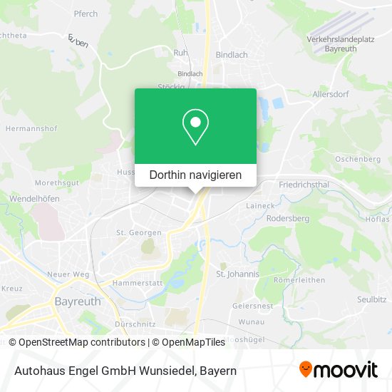 Autohaus Engel GmbH Wunsiedel Karte