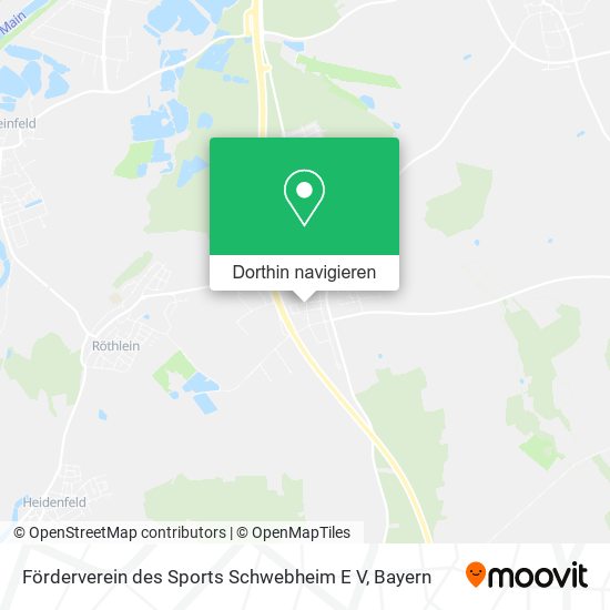 Förderverein des Sports Schwebheim E V Karte