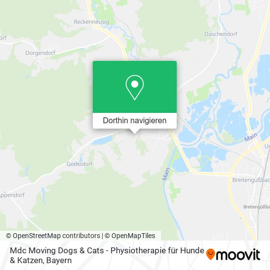 Mdc Moving Dogs & Cats - Physiotherapie für Hunde & Katzen Karte