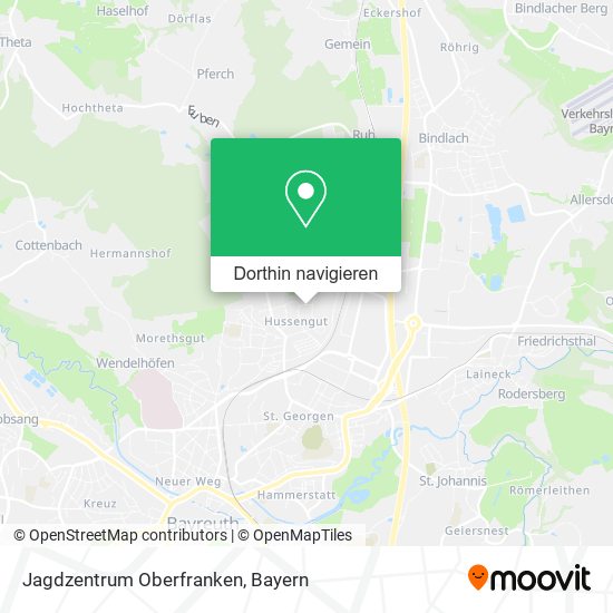 Jagdzentrum Oberfranken Karte