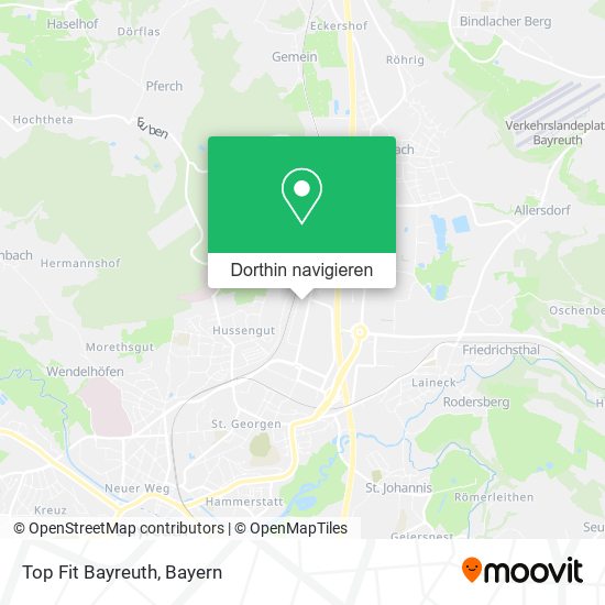 Top Fit Bayreuth Karte
