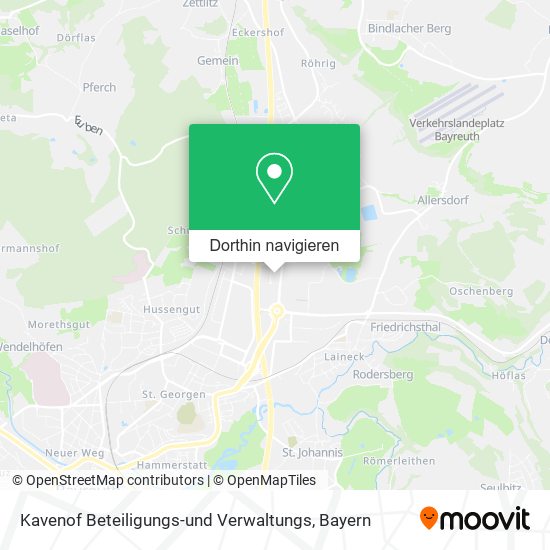 Kavenof Beteiligungs-und Verwaltungs Karte