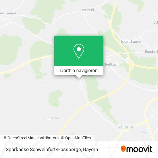 Sparkasse Schweinfurt-Hassberge Karte
