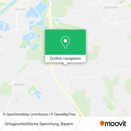 Ortsgeschichtliche Sammlung Karte