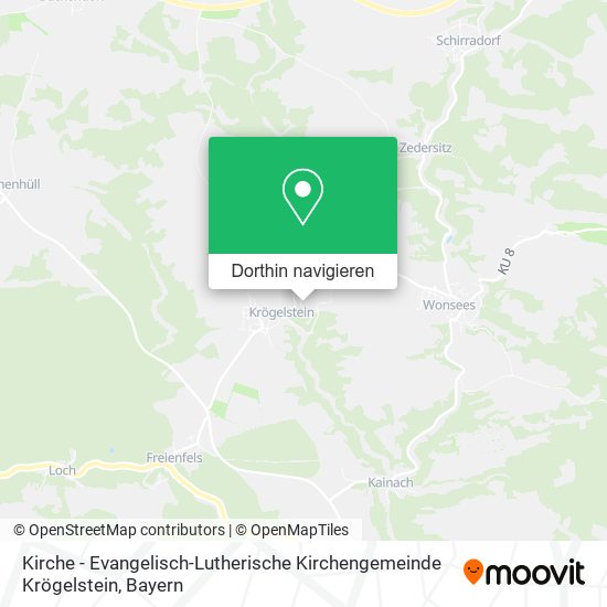 Kirche - Evangelisch-Lutherische Kirchengemeinde Krögelstein Karte