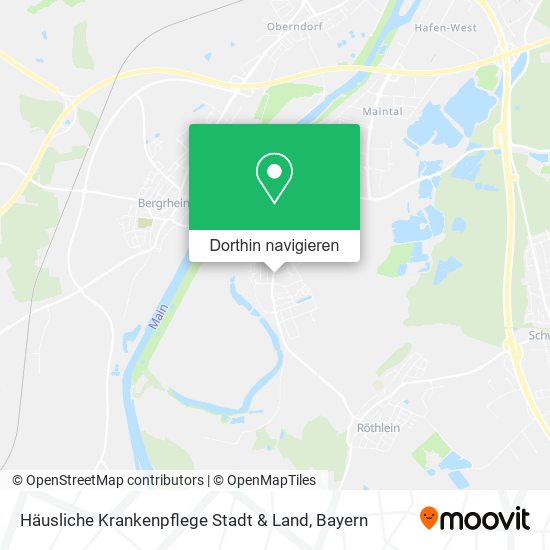 Häusliche Krankenpflege Stadt & Land Karte