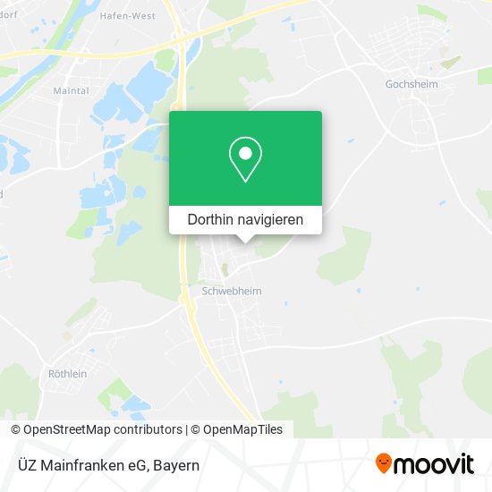 ÜZ Mainfranken eG Karte