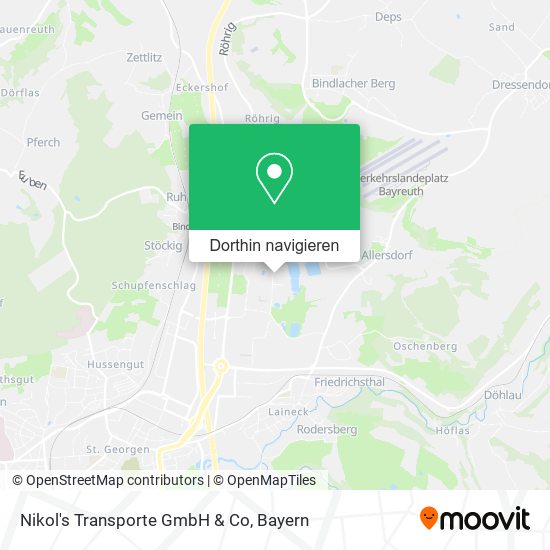 Nikol's Transporte GmbH & Co Karte