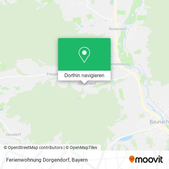 Ferienwohnung Dorgendorf Karte