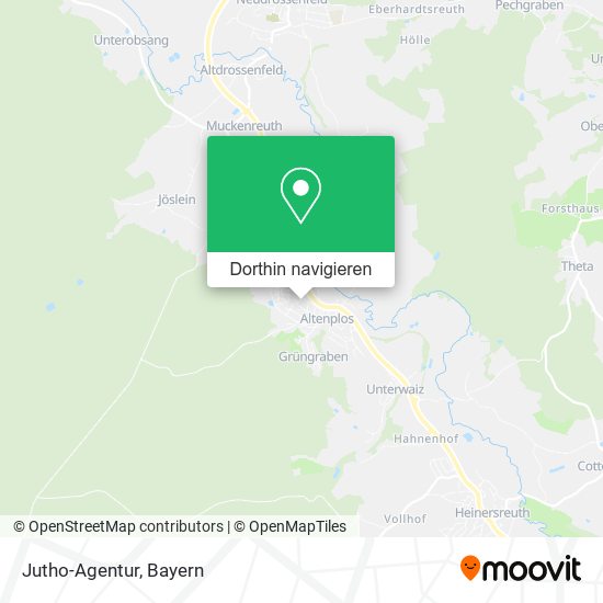 Jutho-Agentur Karte