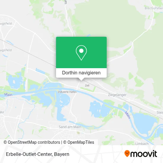 Erbelle-Outlet-Center Karte