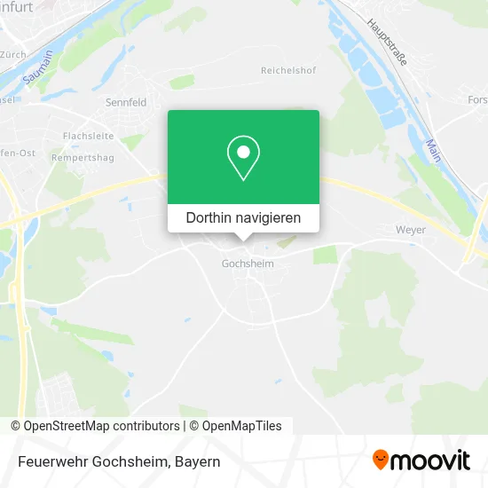 Feuerwehr Gochsheim Karte